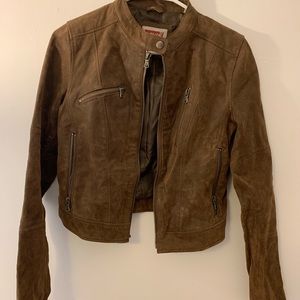 LEVIS authentic brown Hyde leather jacket